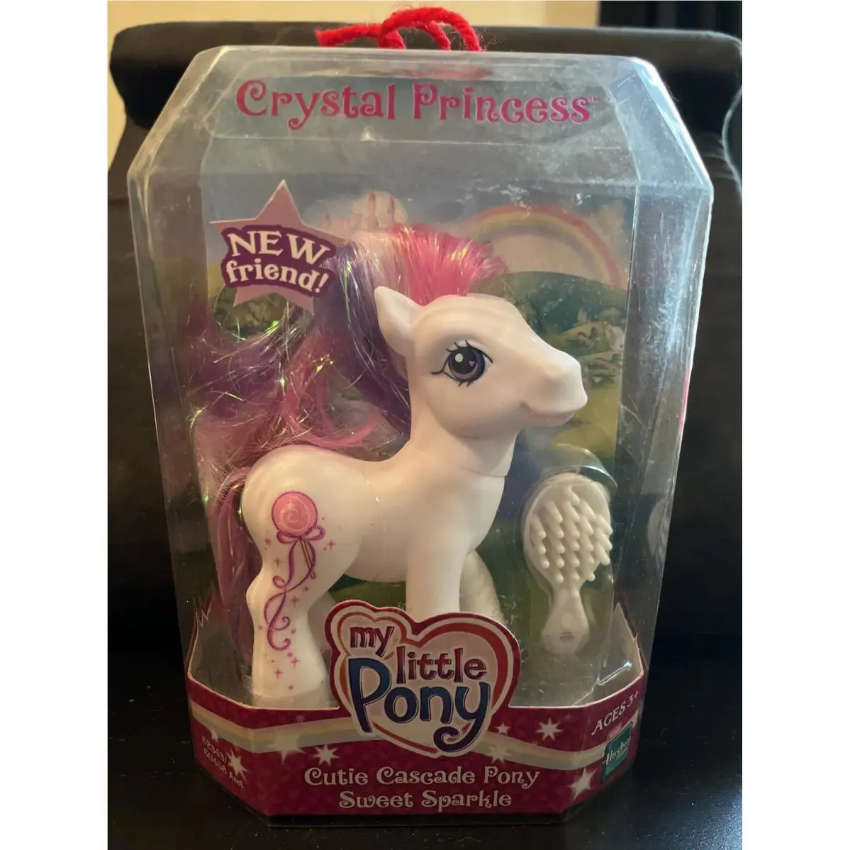 My Little Pony Sweet Sparkle Crystal Princess Cutie Cascade Pony 2005 Hasbro Mlp