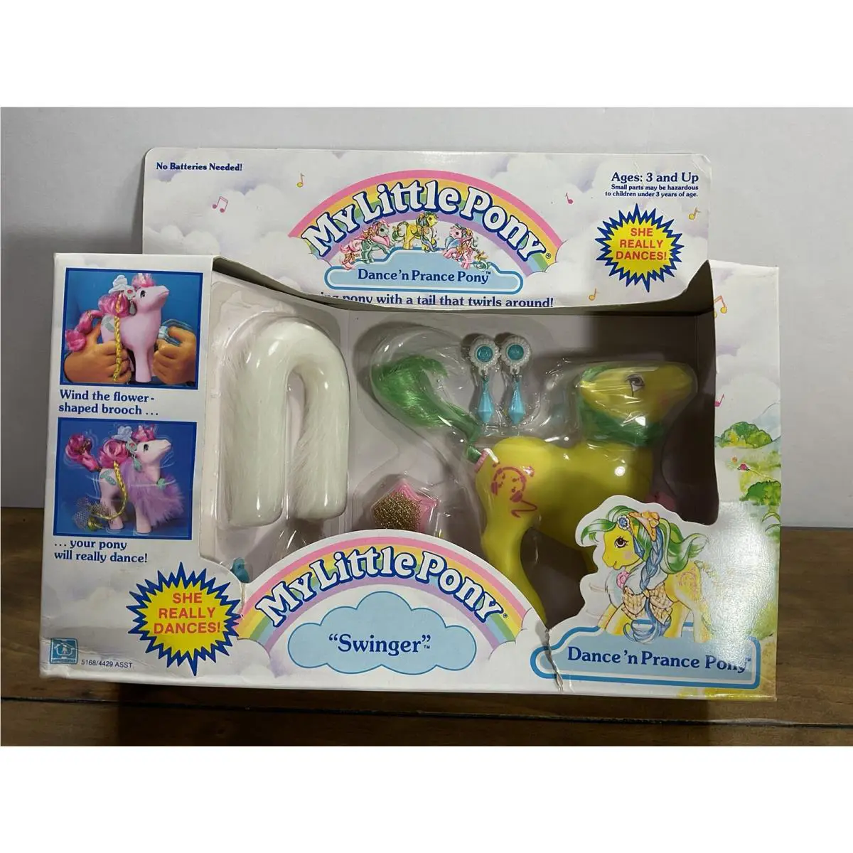 Vintage 1988 Hasbro G1 MY Little Pony Mlp Dance N Prance Swinger