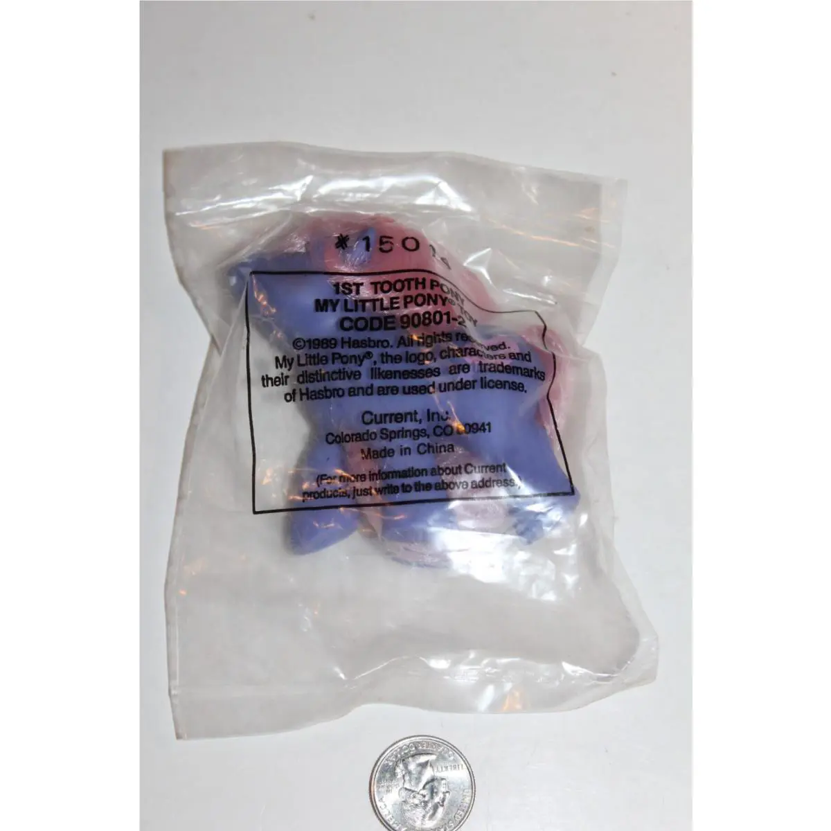 My Little Pony Purple Valentine Twin Baby 1989 Pink Heart G1 Mail Order Mlp Vtg