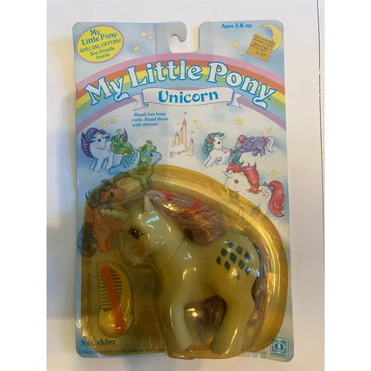 My Little Pony G1 Sparkler Vintage Figure Mlp 1985 Nip