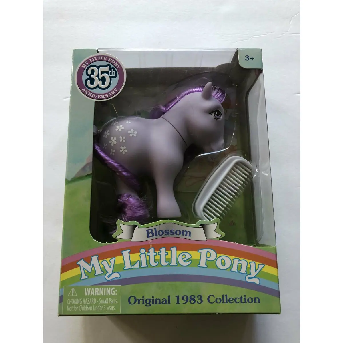 Hasbro My Little Pony 35th Anniversary Blossom 1983 Collection White Pu
