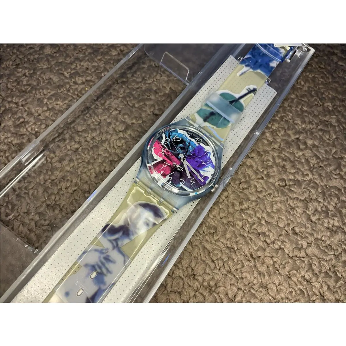 Swatch 1991 “photoshooting” Reference GN122 Old Stock Box Papers