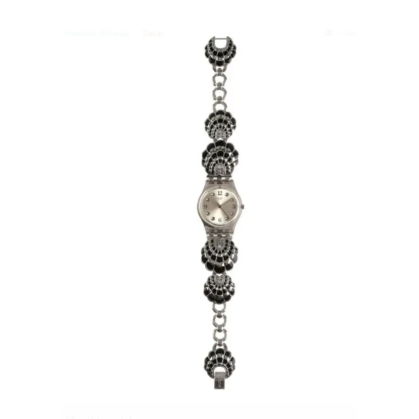 Mint 2007 Swatch Originals Revue Star LM130G Womens Watch Stainless Steel Link