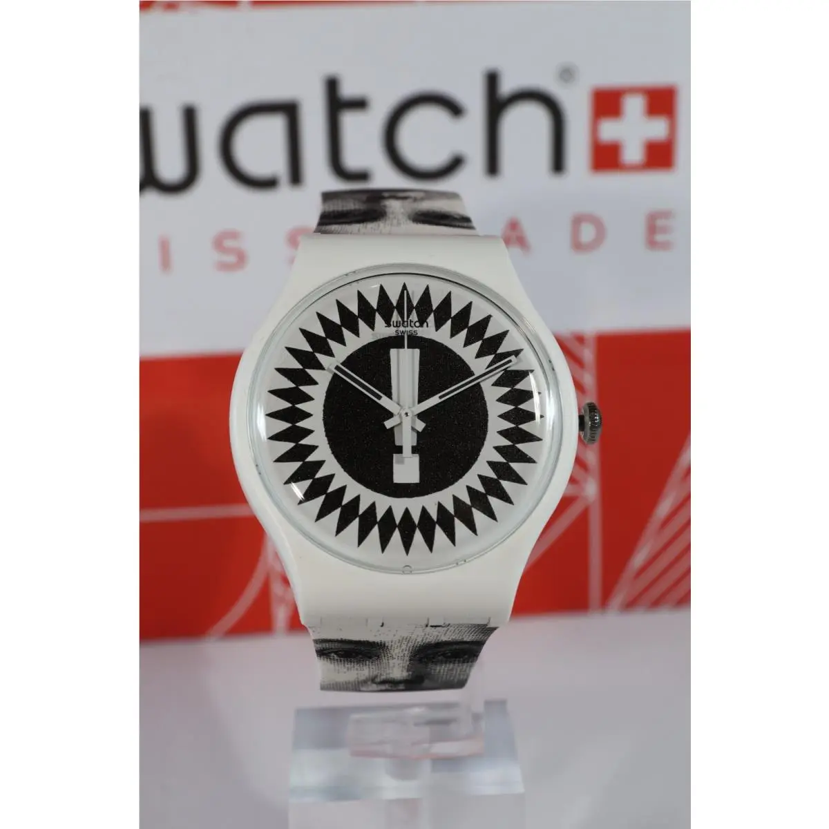 Swatch Gent Artist-special SUOZ125 Reflecting Time + By Lorenzo Petrantoni