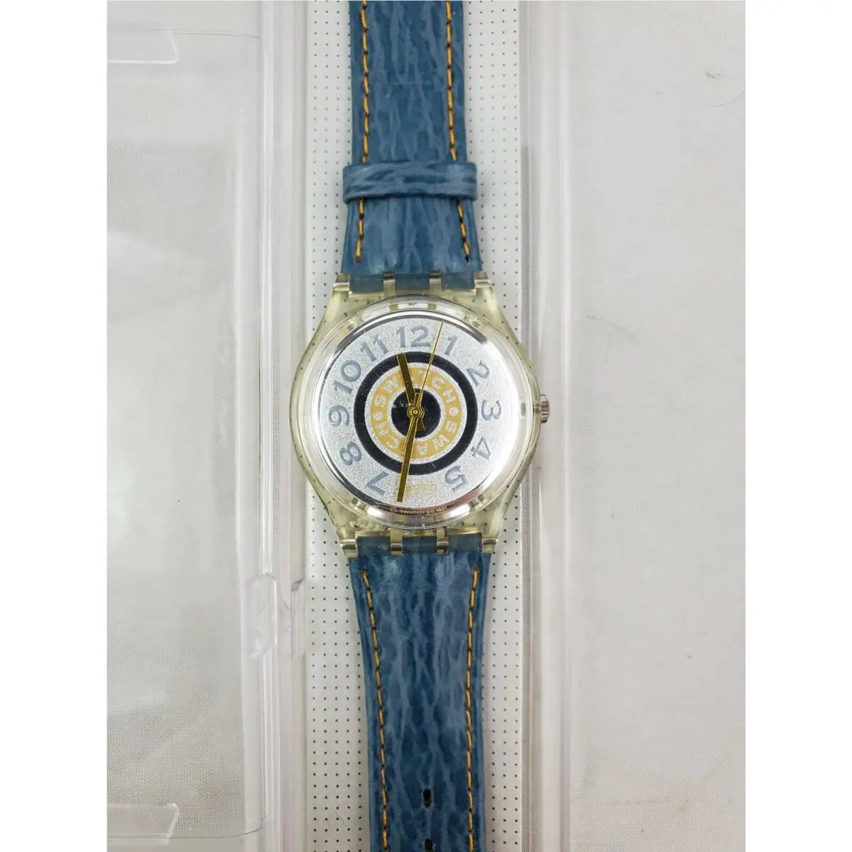 Vintage Nos 1991 Swatch LB 131 Raissa Swiss Quartz Watch in Case