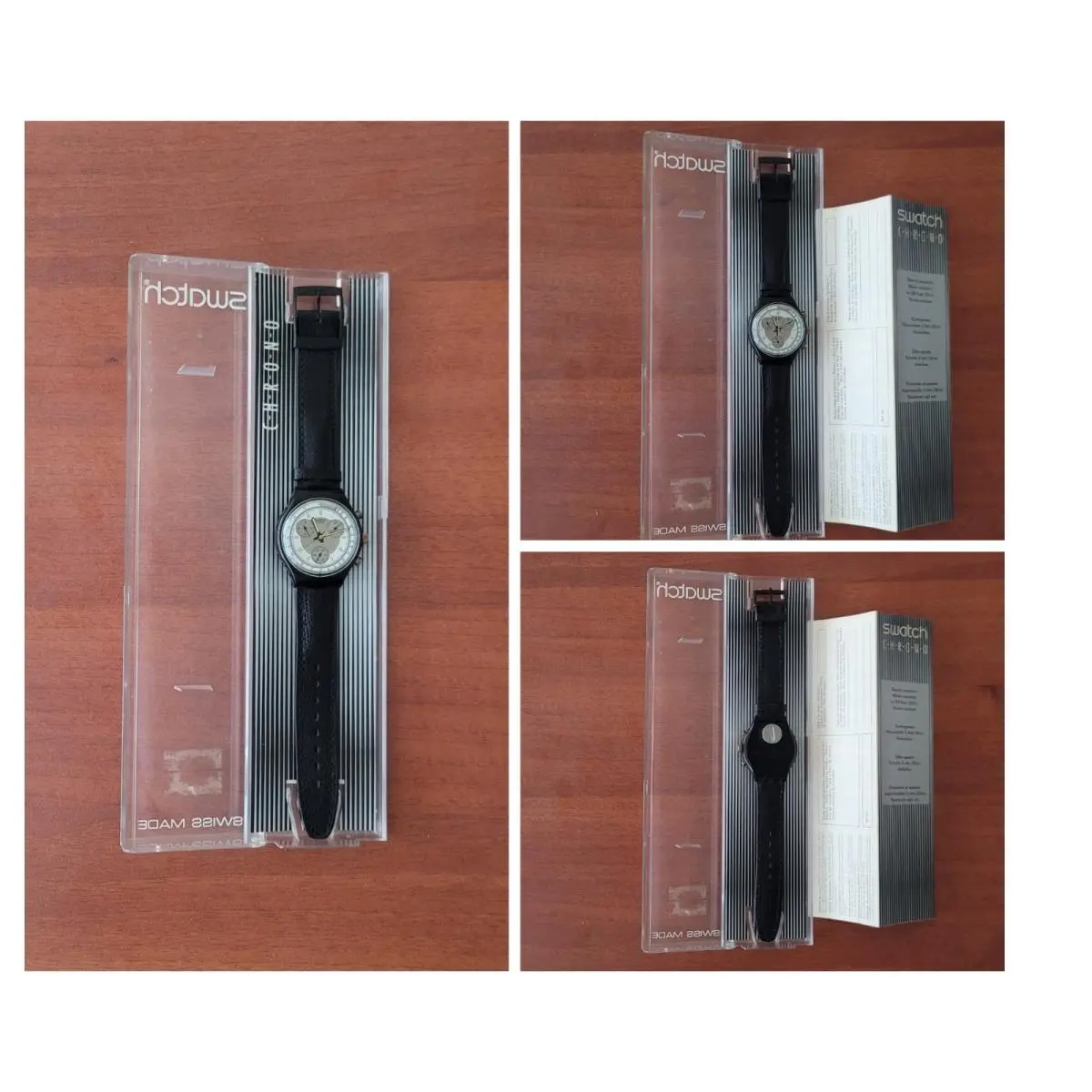 Vintage Swatch 1992 Chronograph SCB109 Colossal w/ Box and Paperwork