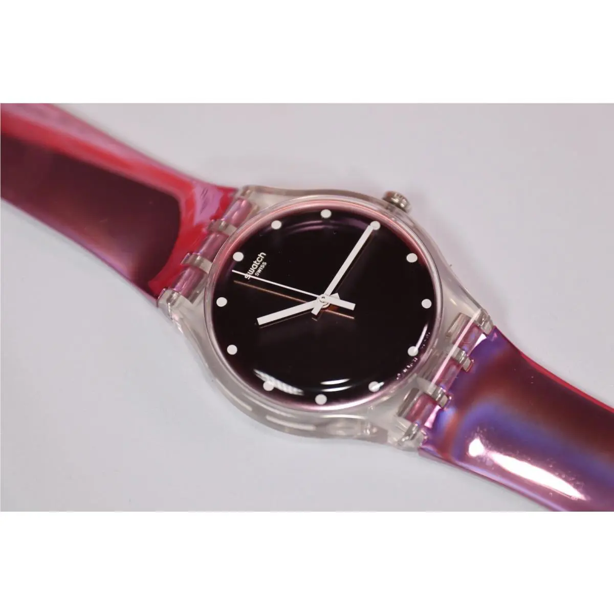 Gent Swatch Swiss Originals Rosegari SUOK125 41MM Pink Rose Princess Watch