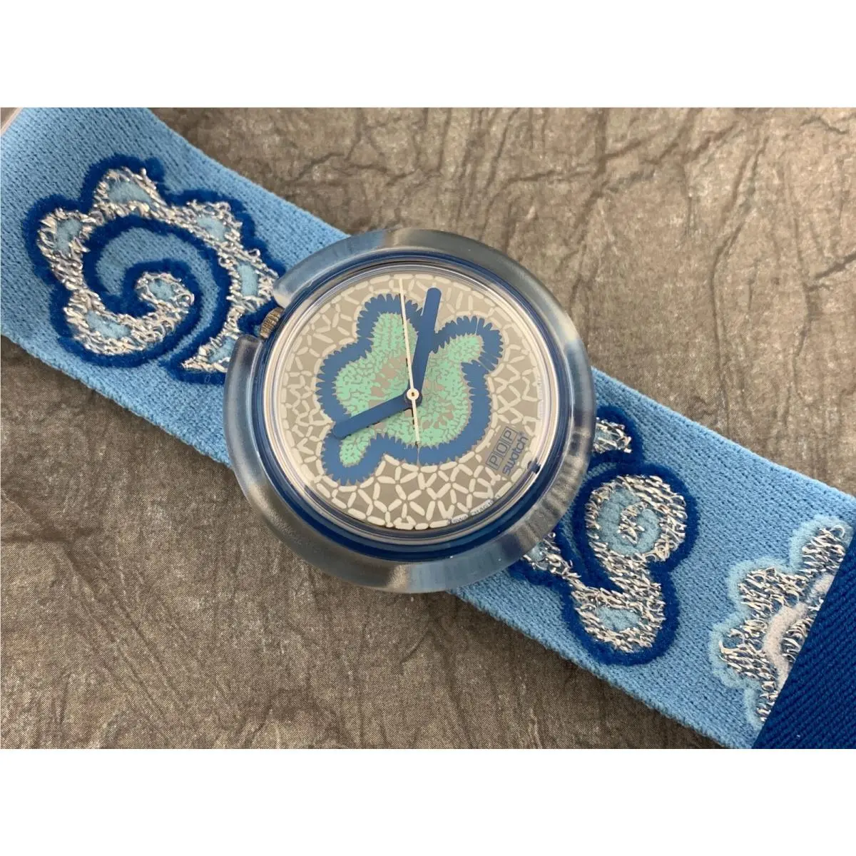 Swatch Originals Pop Midi Watch PMN103 Patching Nos W/ Box/paper/tag 1994 Rare