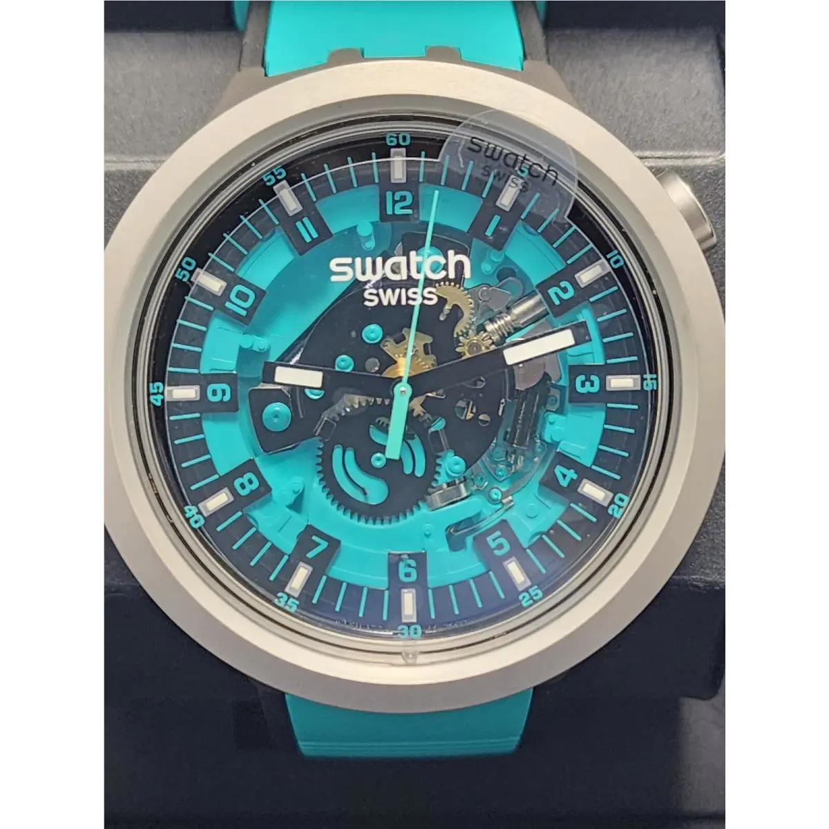 Swatch Big Bold Irony Mint Trim SB07S111 Swiss Made