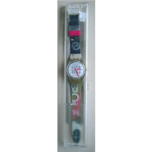 Vintage Swatch Watch Space Tracing GK163 1993 Unisex Adult Swiss Quartz