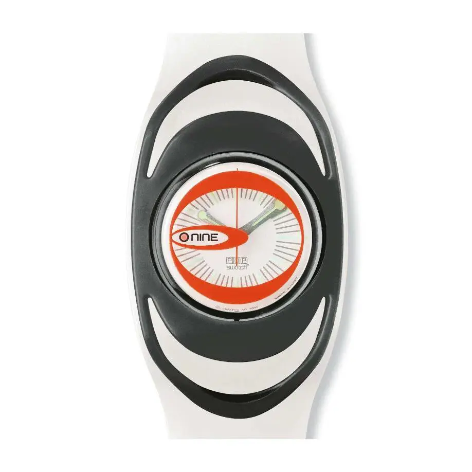 2001 Swatch Pop Duo Fluo Collectors Watch PMM105 Rare Vintage