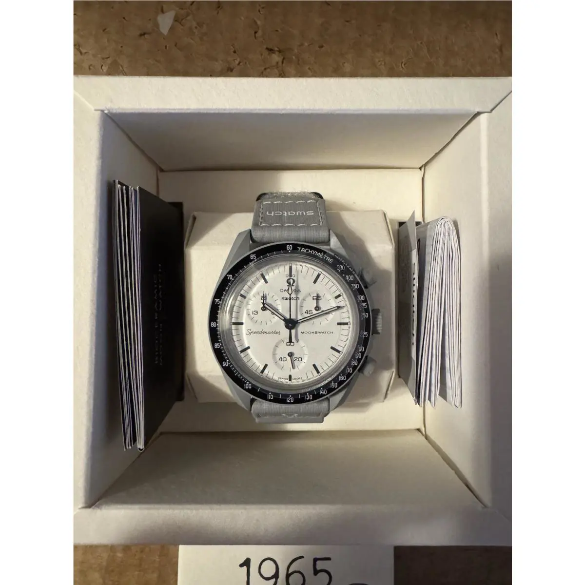 Omega x Swatch 1965 Speedmaster Moonswatch Edition 60th Anniversary