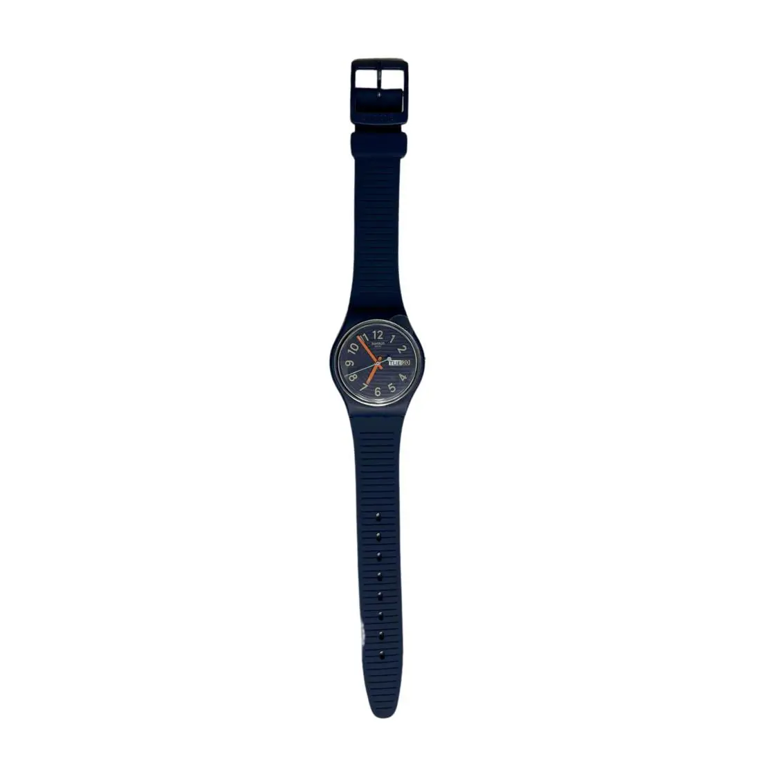 Swatch Unisex Trendy Lines at Night Analog Quartz Watch 34mm Blue