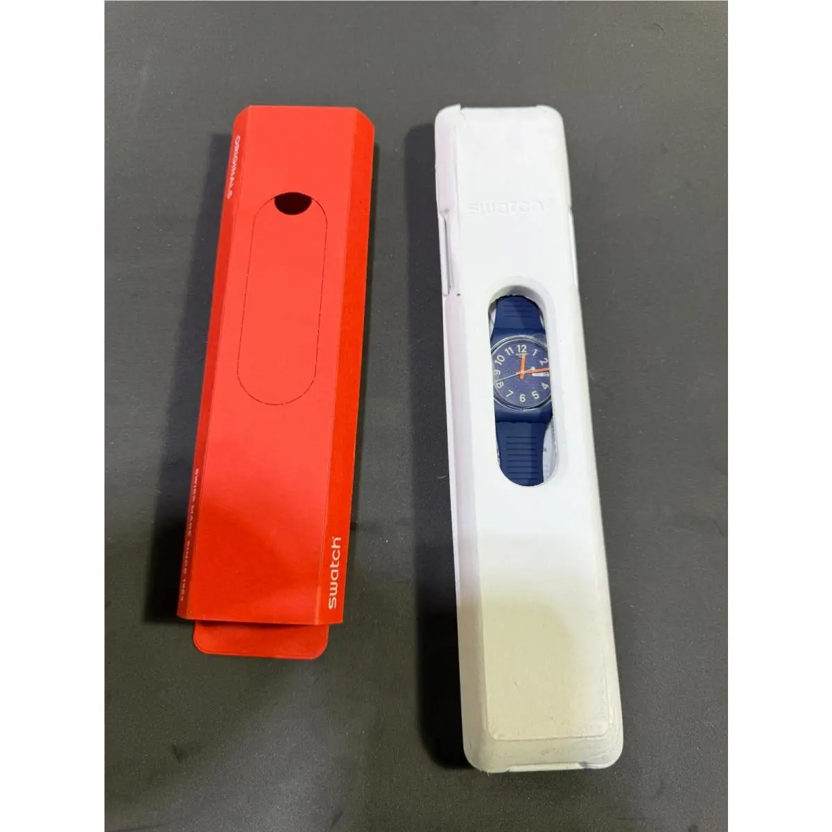Swatch Trendy Lines At Night Quartz Blue Dial Unisex Watch SO28I700