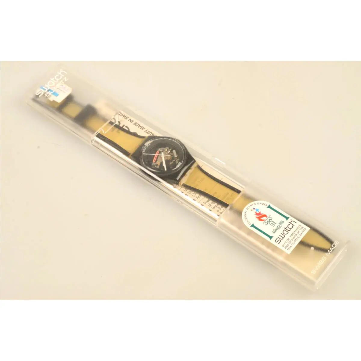 Swatch Watch Vintage LN-122 with Clear face1994 Needs Battery