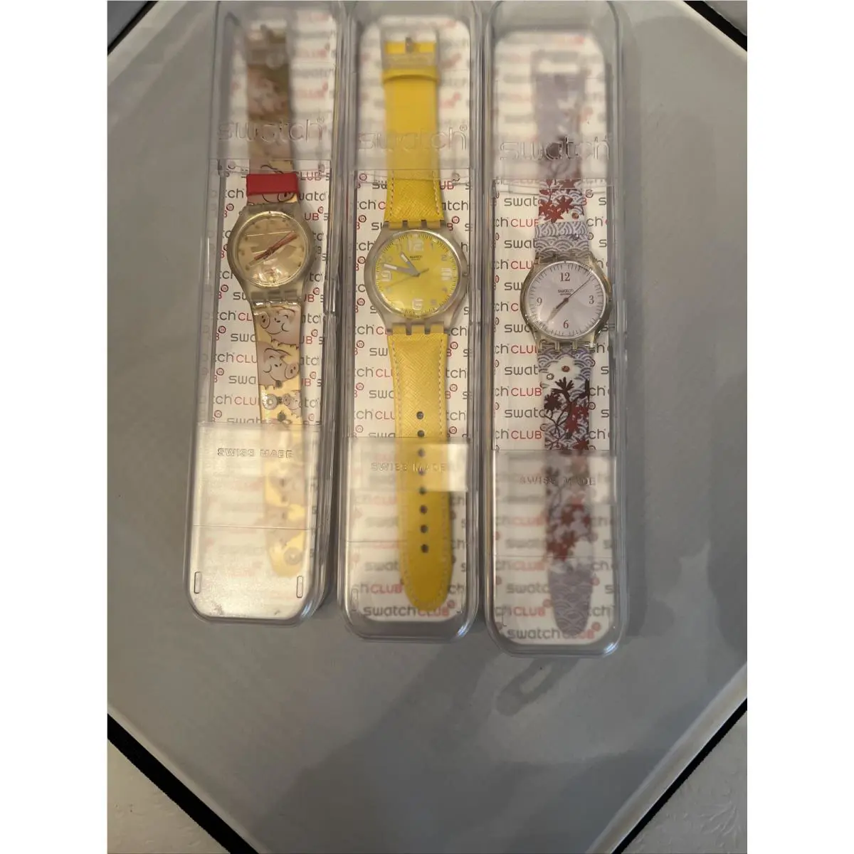 Swatch Limited Edition Mystery Vintage Set of 3 Watches