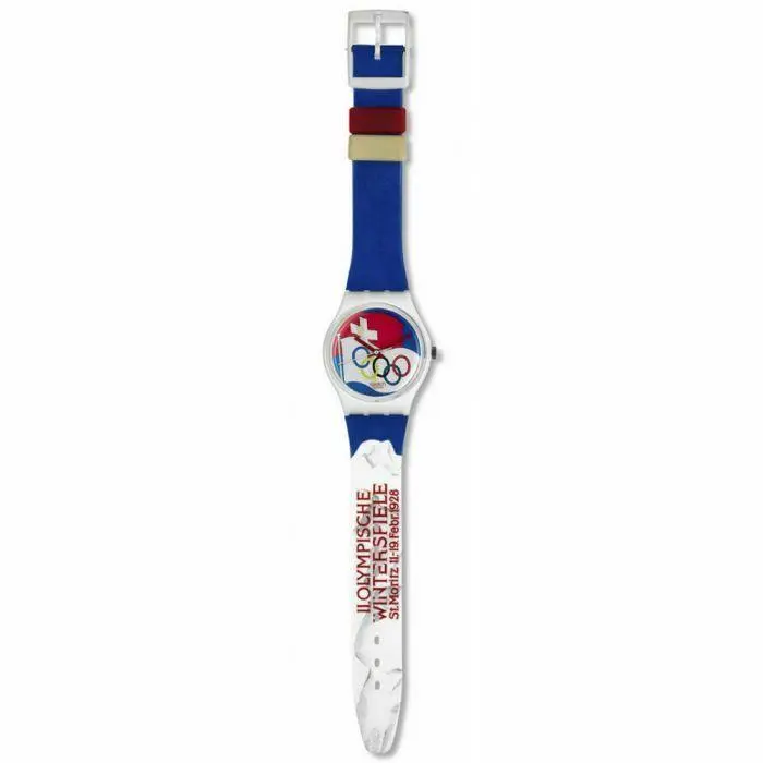 Condition Swatch Olympic Specials ST Moritz 1928 GZ134 Watch Rare