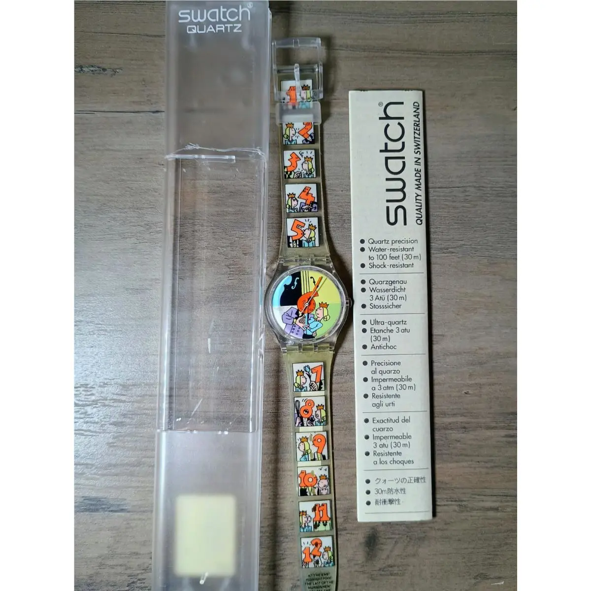 Swatch Watch Dia Animado GK269 - New/never Worn - Needs Battery