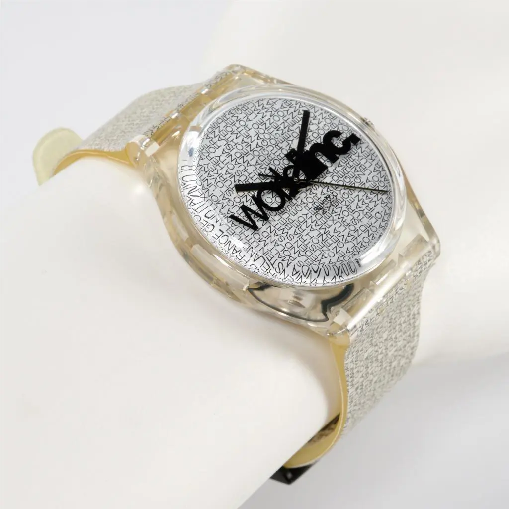 Vtg Swatch Wrist Watch World Inc 1998 Case Paperwork
