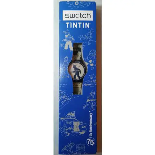 2004 Swatch Happy Birthday Tin Tin 75th GZ187 LE 9999 Moulinsart Tint