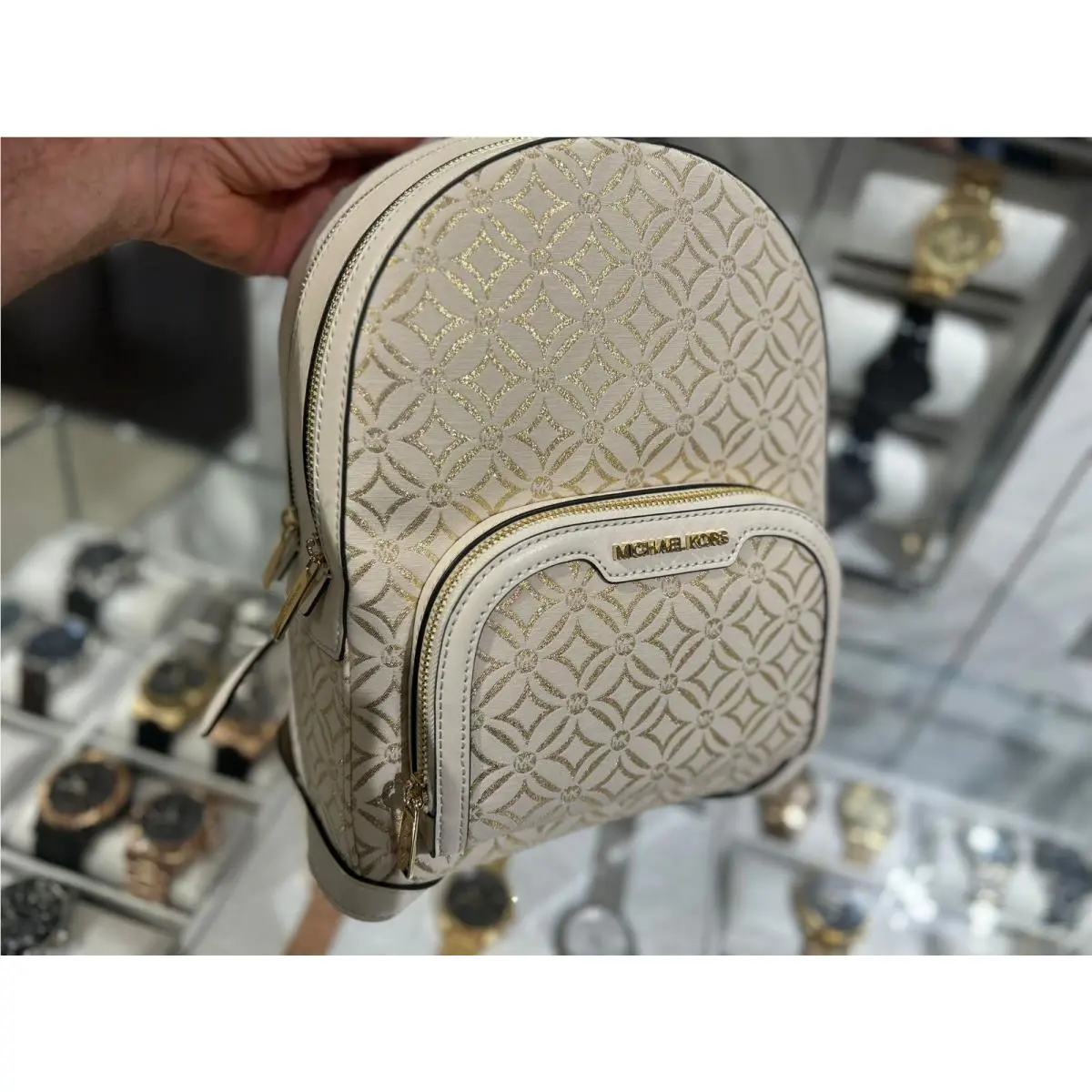 Michael Kors Jaycee Medium Fashion Travel Shoulder Backpack Bag Satchel Handbag