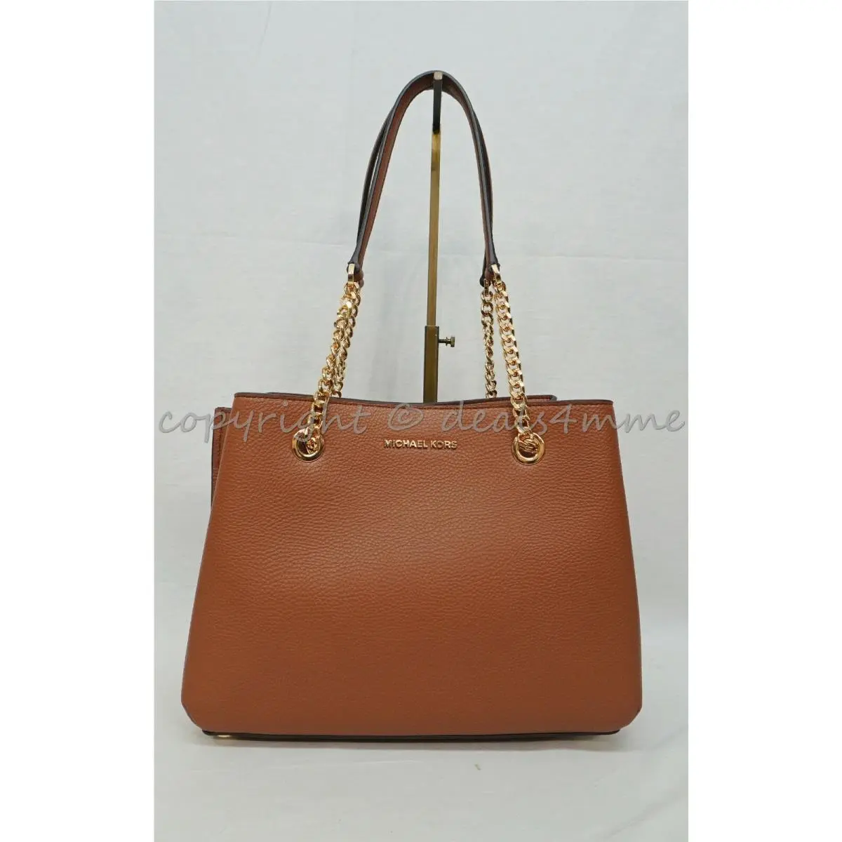 38F0GXZS7L Teagen Vegan Leather Large Long Drop Satchel Luggage by Michael Kors
