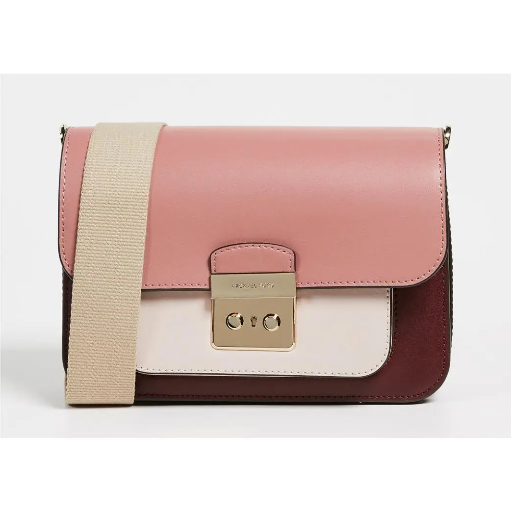 Sloan Editor Large Shoulder Bag Multi Color Red three colors by Michael Kors