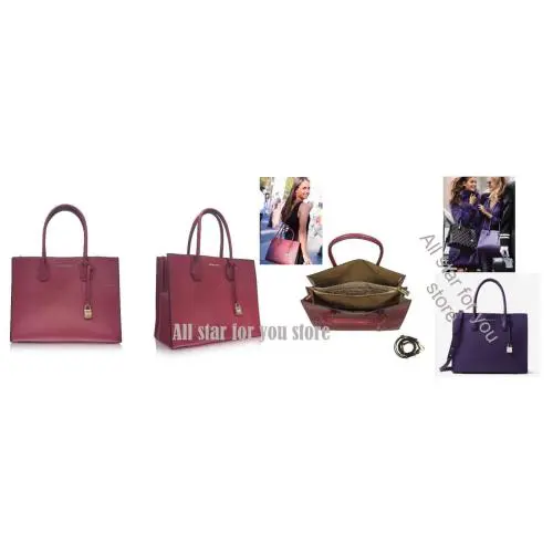Michael Kors Satchel Bag Studio Mercer Convertible Large Leather Tote