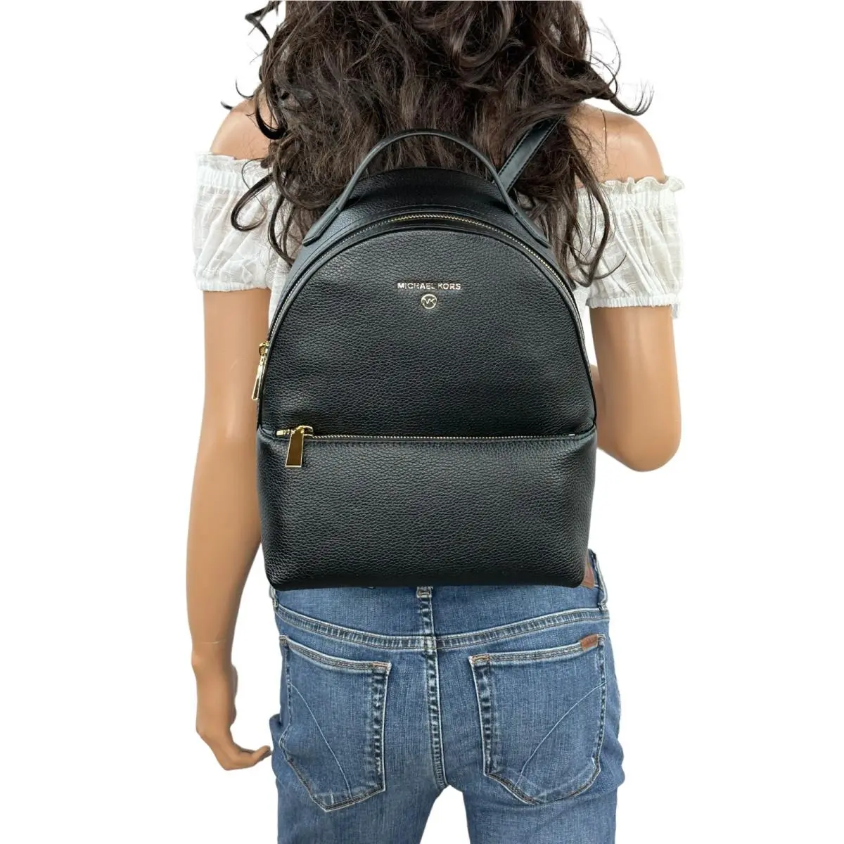 Valerie Medium Backpack Black by Michael Kors