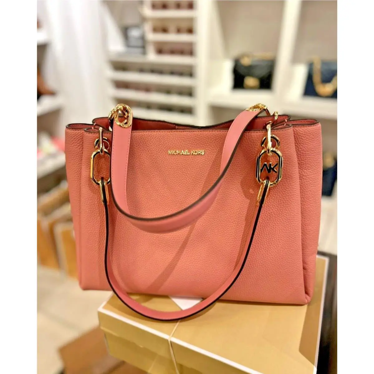 Michael Kors Women Ladies Large Shoulder Tote Bag Handbag Purse Satchel