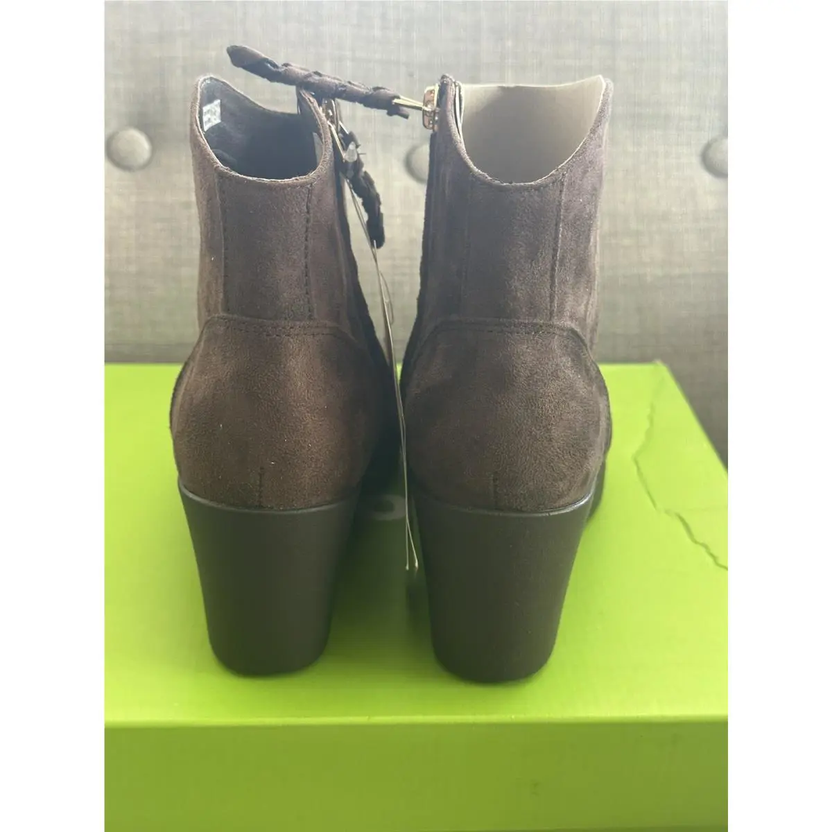 Crocs shoes - Crocs Leigh Suede Wedge Bootie - Brown (UPC: 887350803150) 9