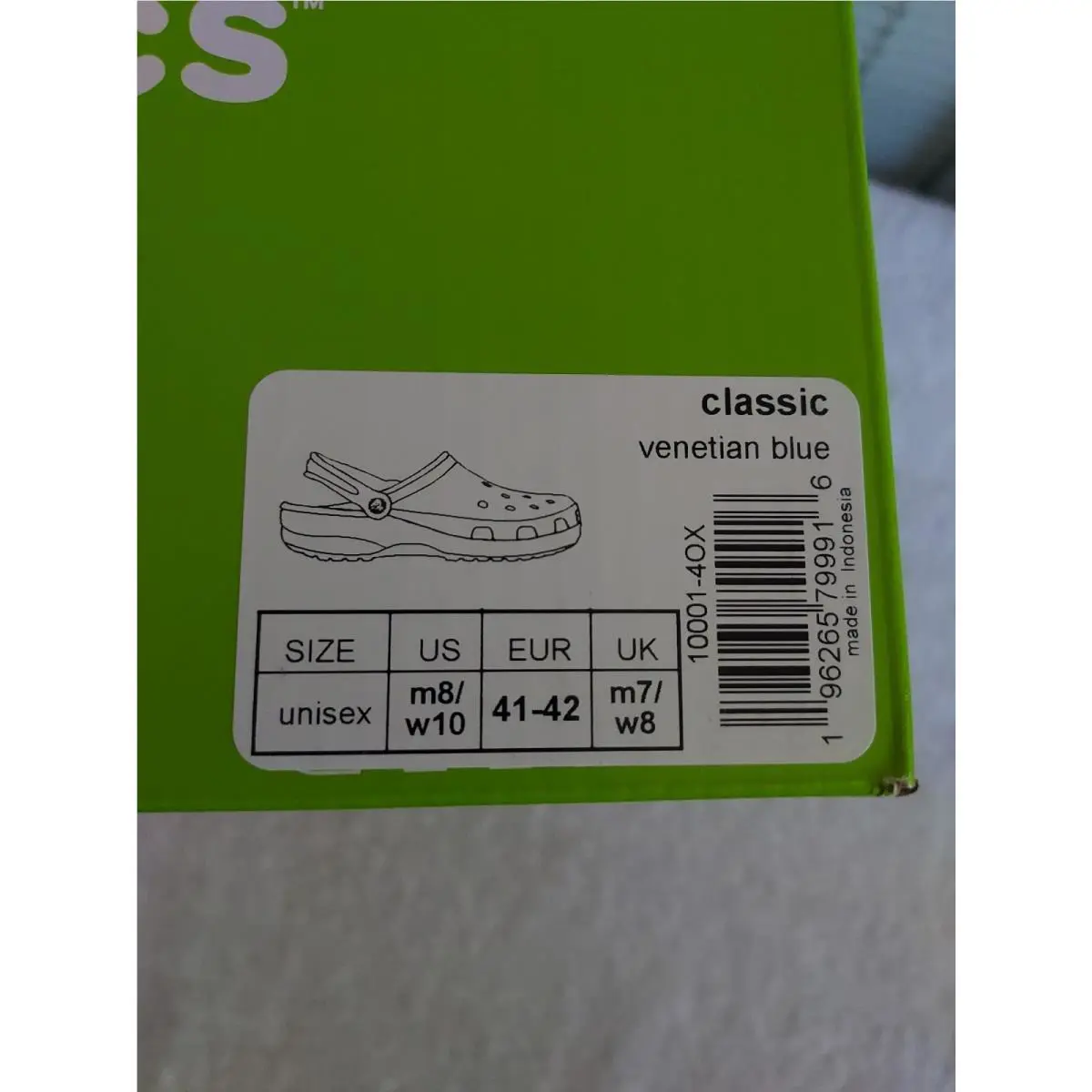 Crocs shoes - Blue 11