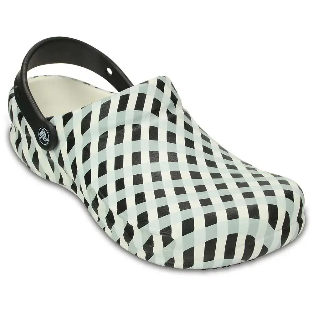 Crocs shoes - white / black / sky blue - 204284 0