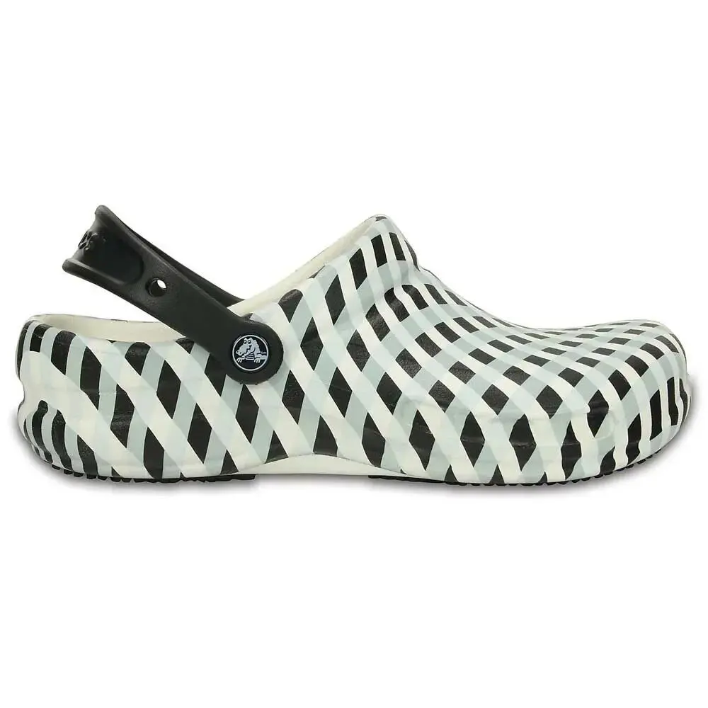 Crocs shoes - white / black / sky blue - 204284 1