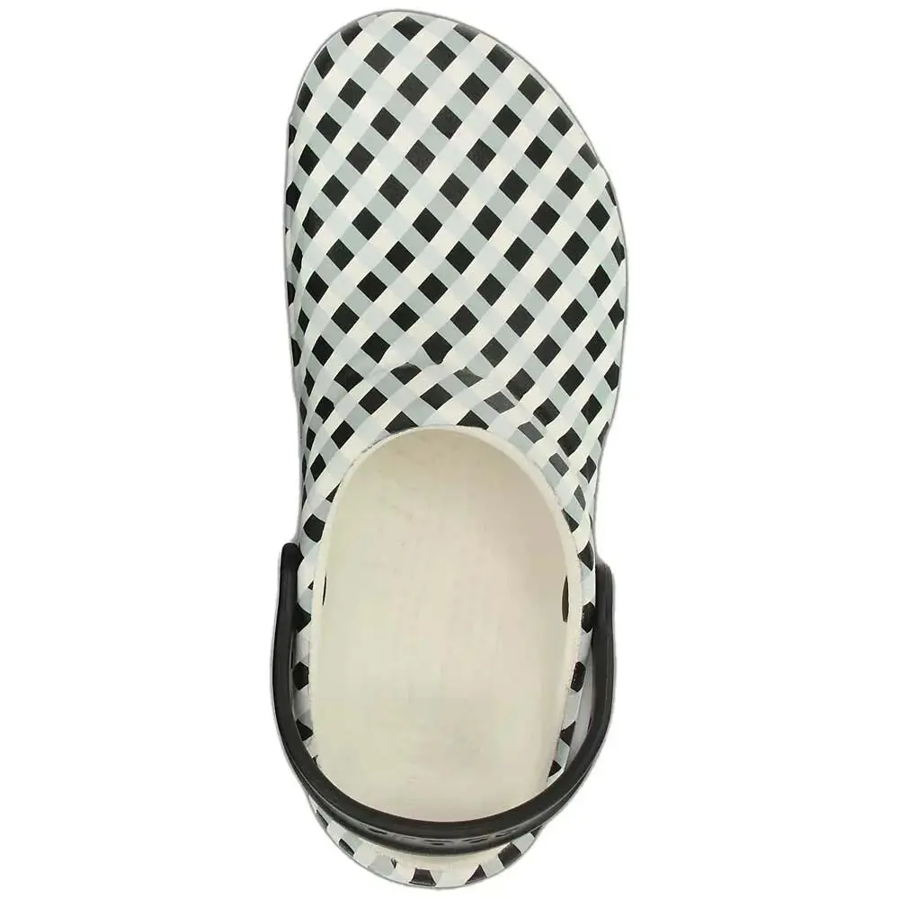 Crocs shoes - white / black / sky blue - 204284 2