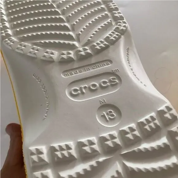 Crocs shoes  - Yellow White 5