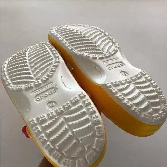Crocs shoes  - Yellow White 6