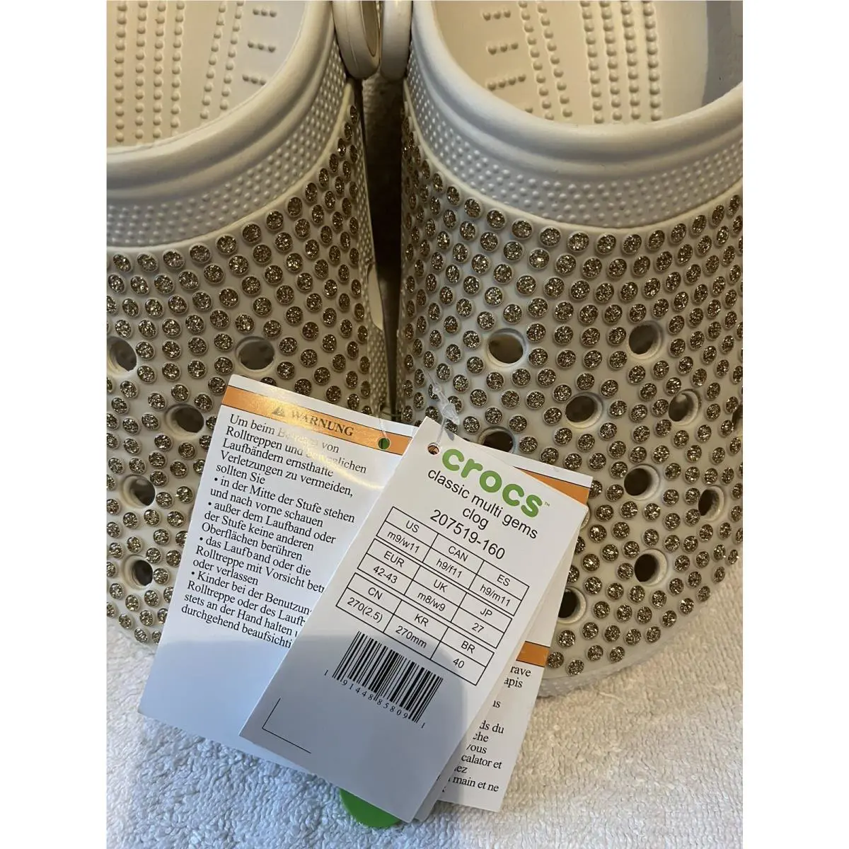 Crocs shoes - Beige, Exterior: Tan 3