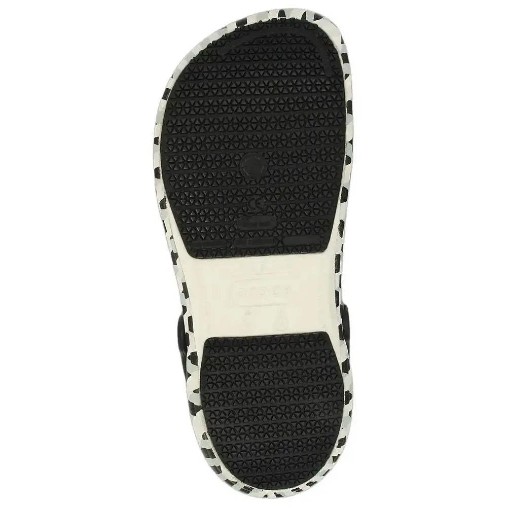 Crocs shoes - white / black / sky blue - 204284 4