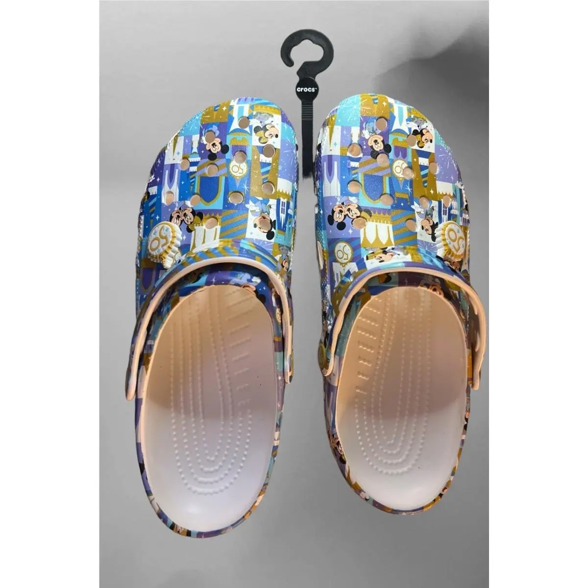 Walt Disney World 50th Mickey Minnie Adult Crocs Clogs M/9 W/11