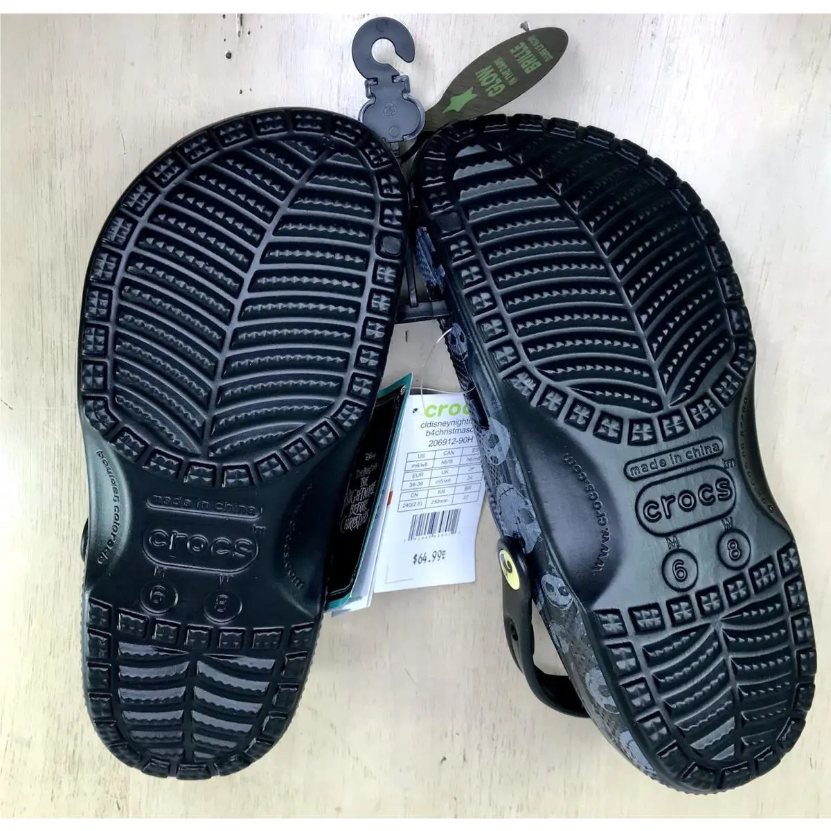 Crocs shoes - Glow - Glow - Jack Skellington - Black 6