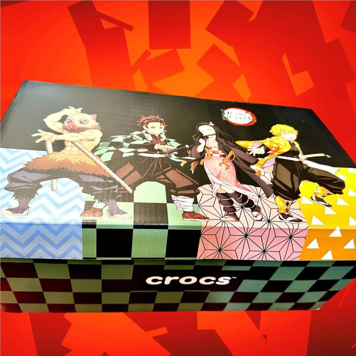 Crocs shoes - Demon Slayer Crocs 2023 Tanjiro Echo - Mocha (green) (UPC: 0196265485031) 7