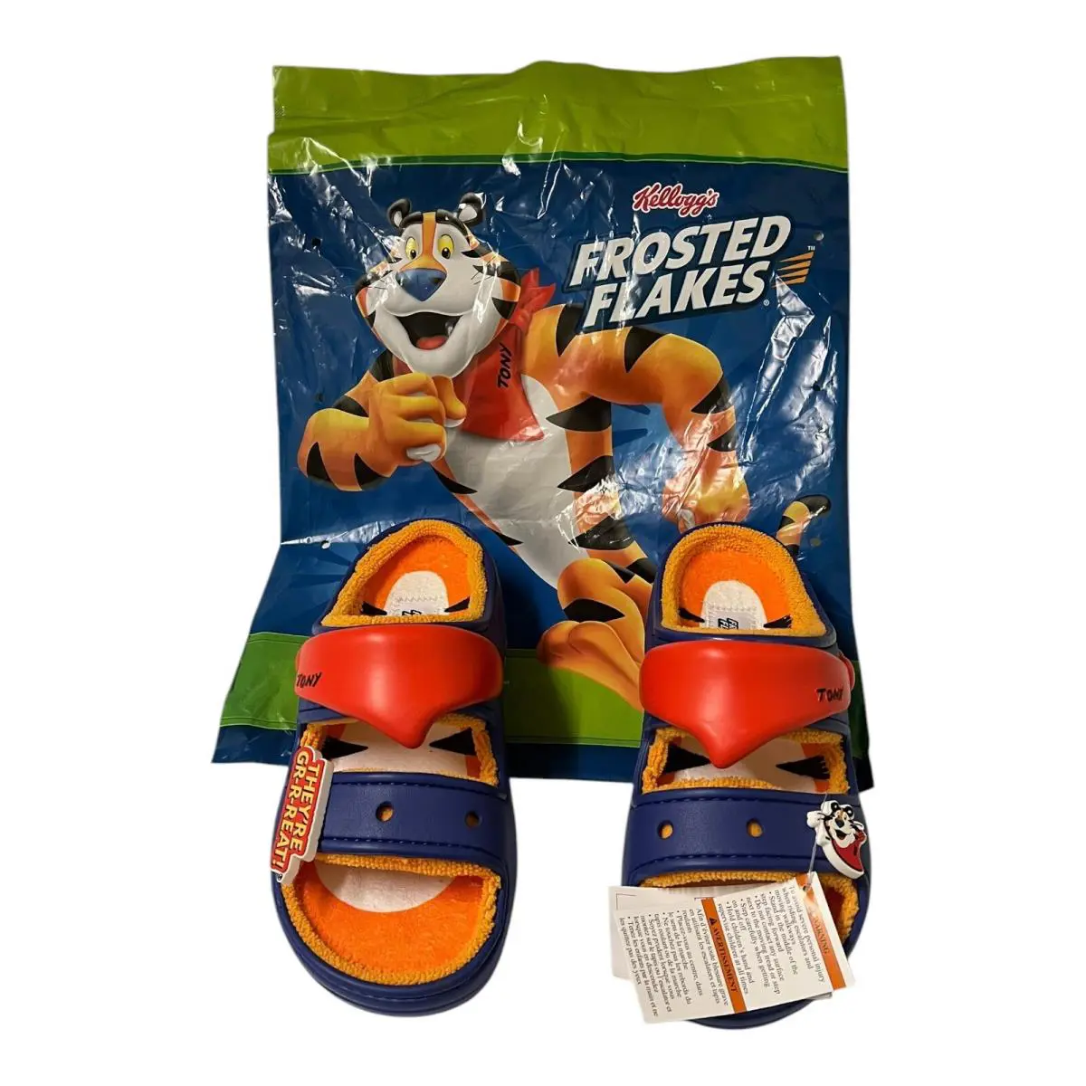 Crocs shoes - Frosted Flakes Crocs Cozzzy Sandals - 210138-4NY - Blue (UPC: 196265832736) 7