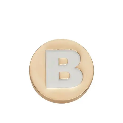 20 pc Wholesale Lot Crocs Jibbitz Gold Letter B Shoe Charm 10008508