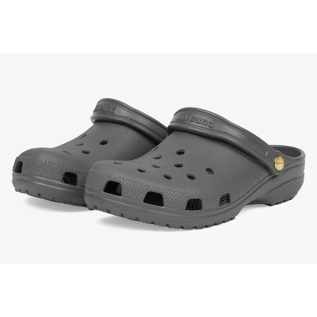 Jjjjound x Crocs Classic Clogs Slate Grey Men`s Slip On Shoes - Size 12