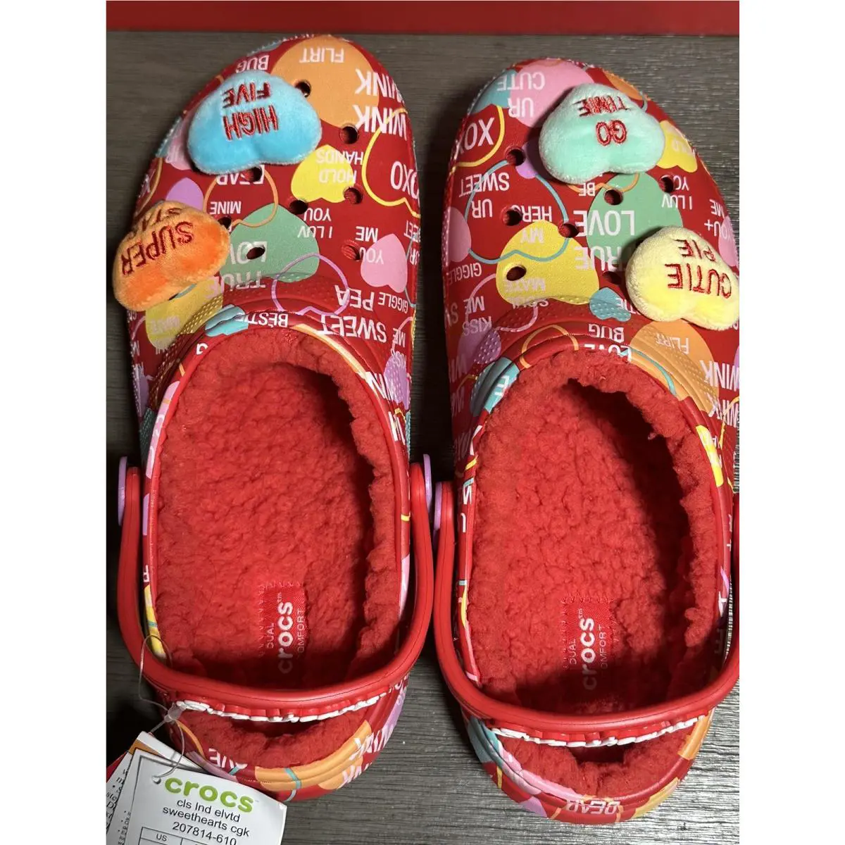 Crocs shoes - CROCS x SWEETHEARTS - SWEETHEARTS - Red (UPC: 0191448952713) 2