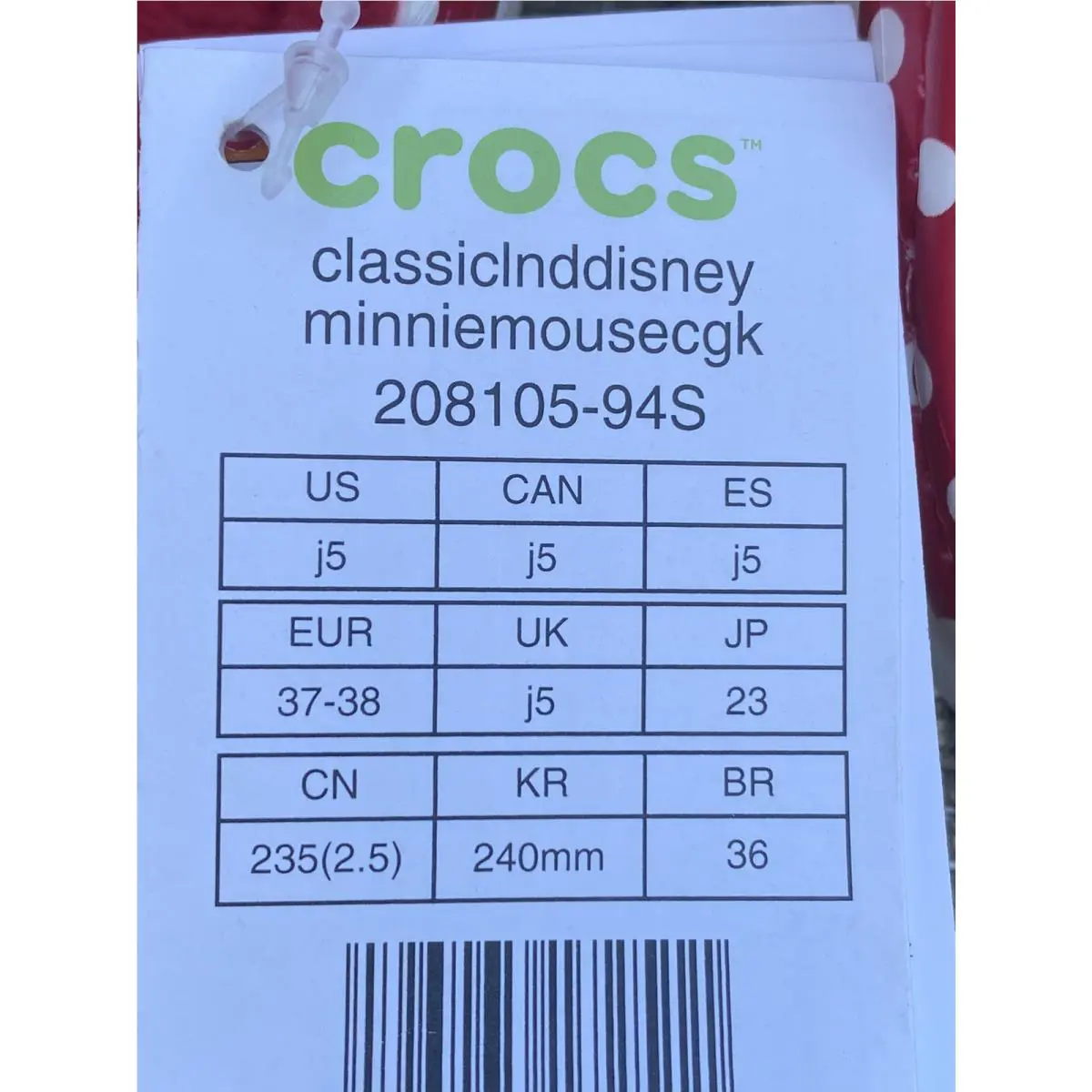 Crocs shoes - Minnie Mouse - Minnie Mouse - Red 13