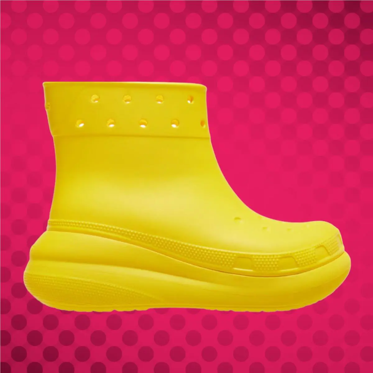 Crocs shoes - Crocs CLASSIC CRUSH - CLASSIC CRUSH - Lemon 0