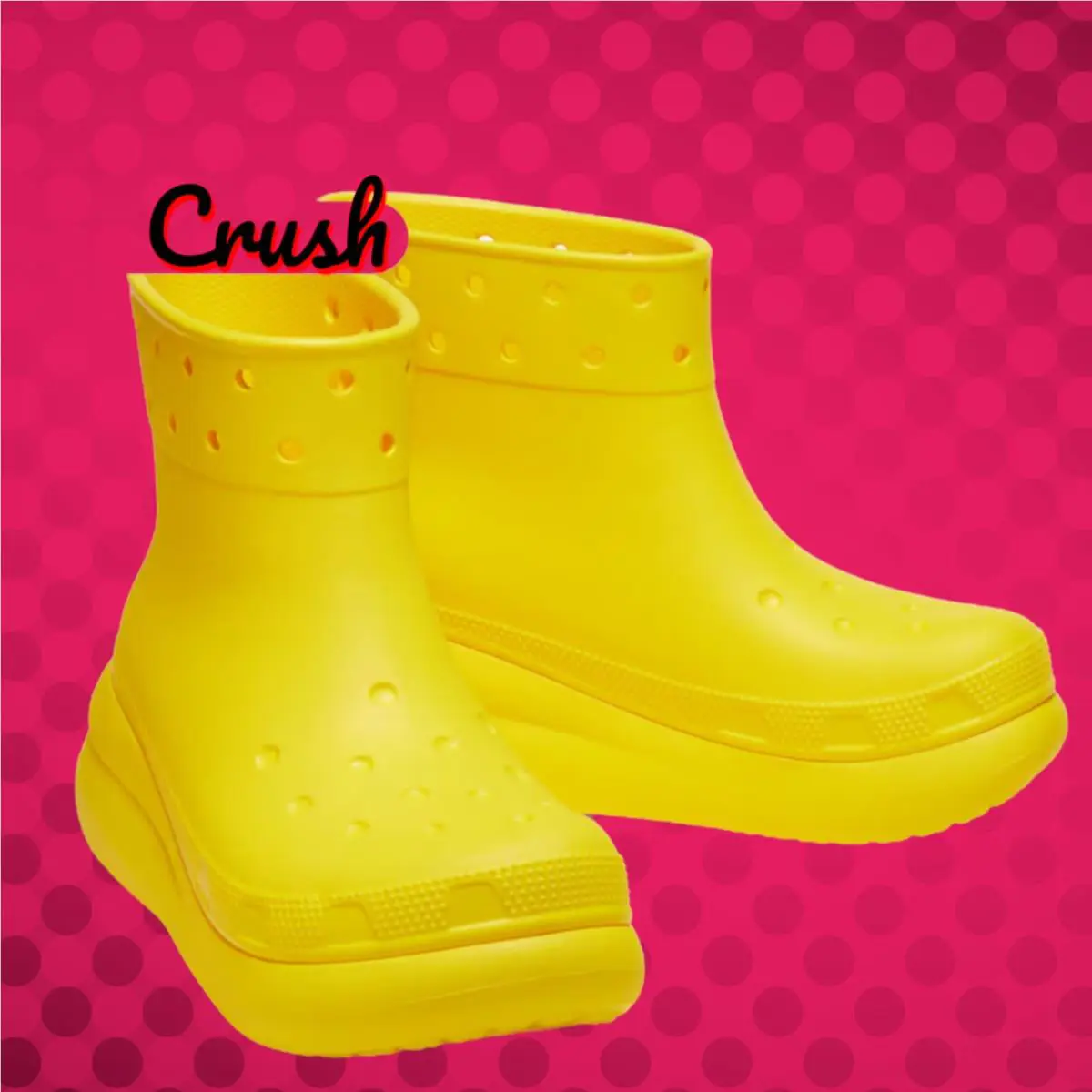 Crocs shoes - Crocs CLASSIC CRUSH - CLASSIC CRUSH - Lemon 1