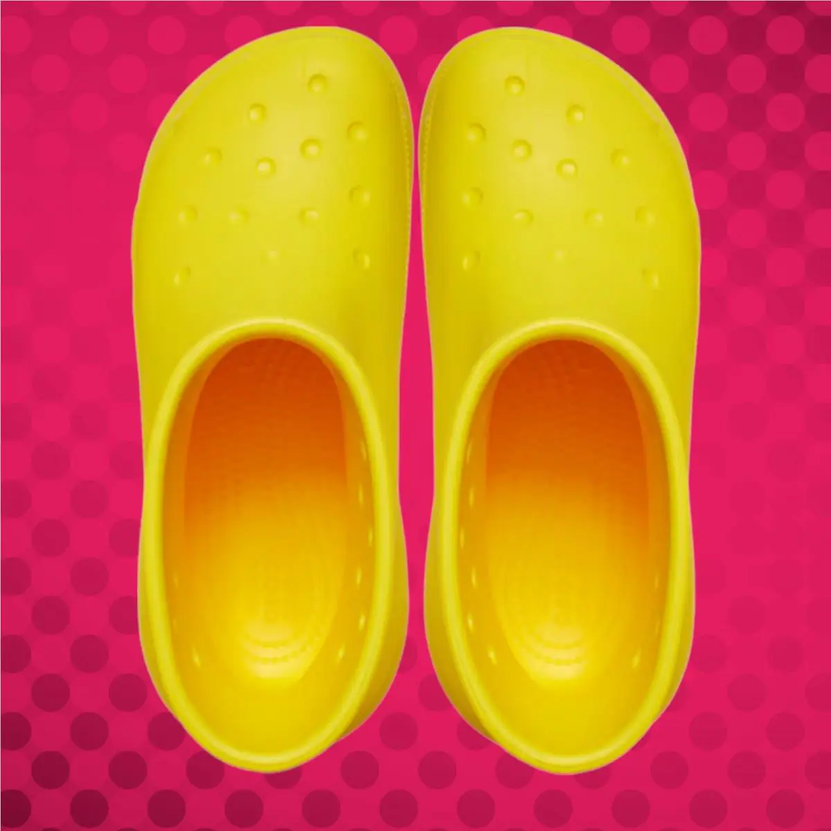 Crocs shoes - Crocs CLASSIC CRUSH - CLASSIC CRUSH - Lemon 2